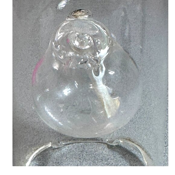 Wolfard Vintage Clear Glass Oil Lamp Unique Globe Design & Cylindrical 9" Tall - Picture 6 of 8